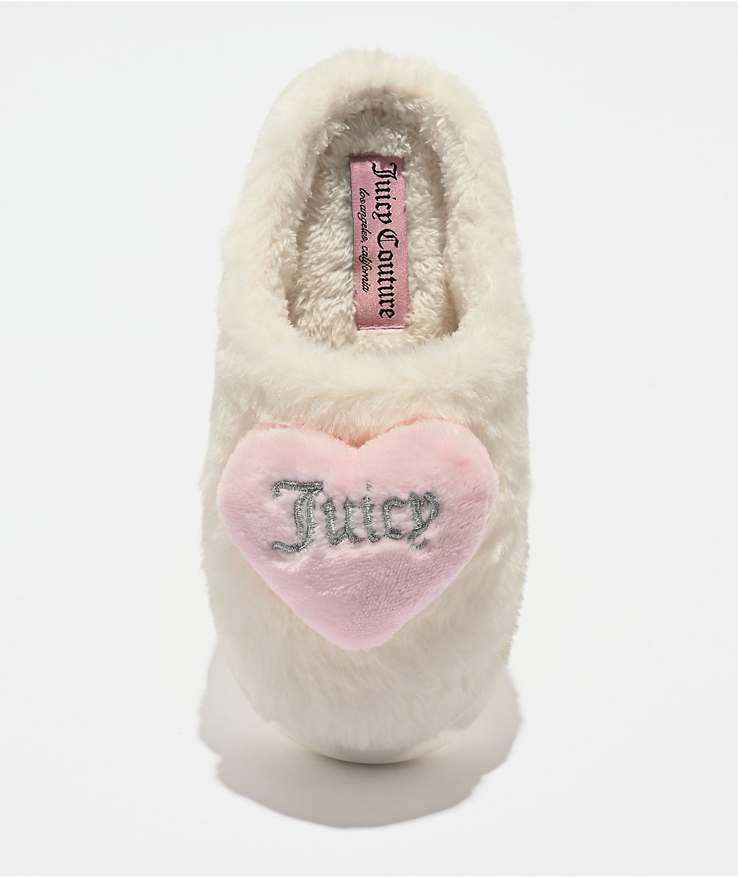 Juicy Couture Contenta Ivory & Blush Slippers