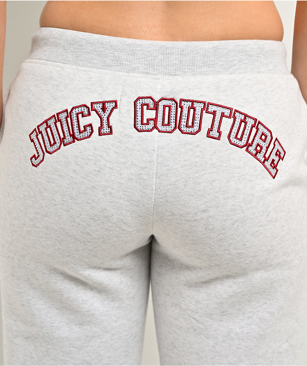 Juicy Couture Drawstring Light Heather Grey Sweatpants