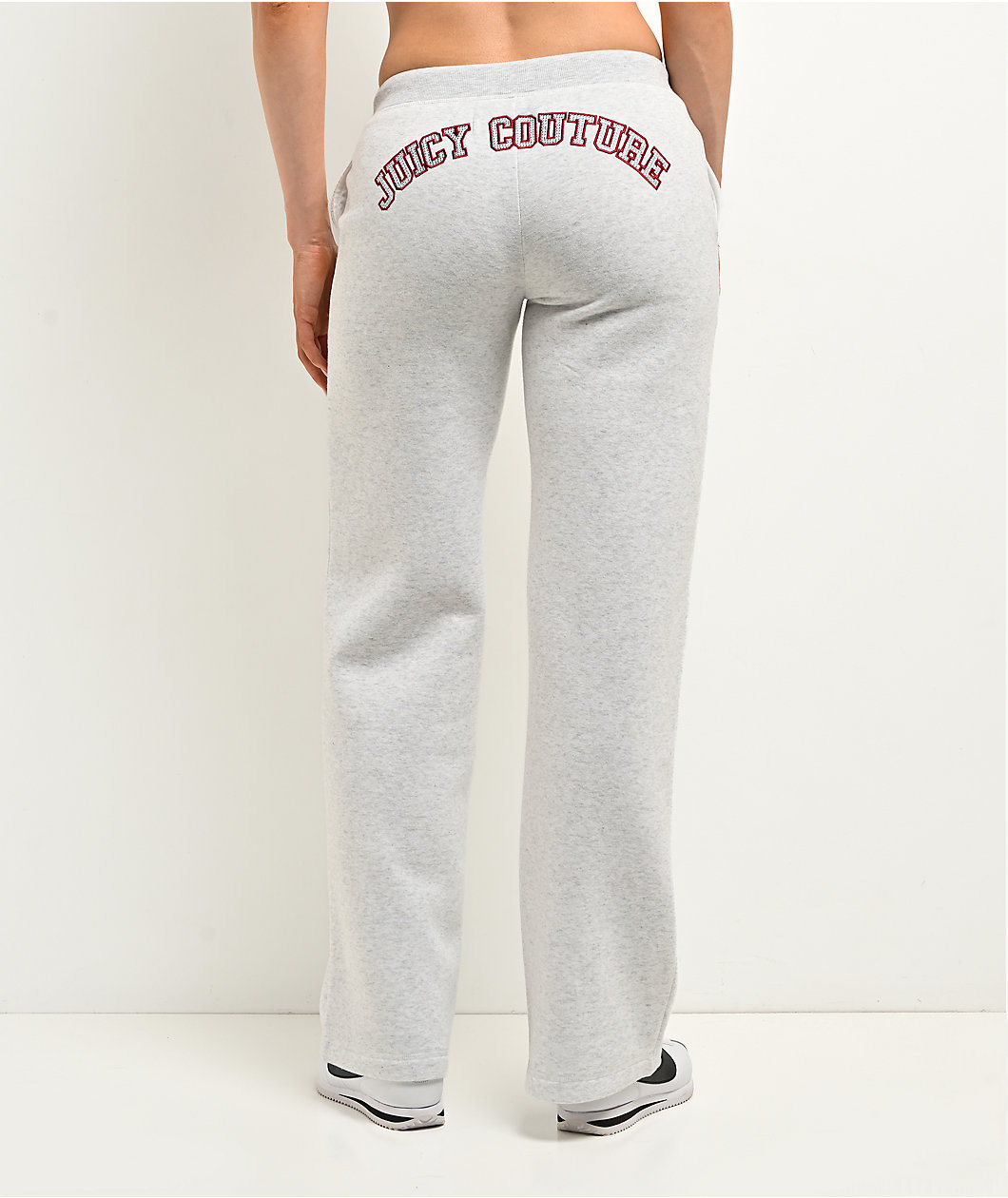 Juicy Couture Drawstring Light Heather Grey Sweatpants