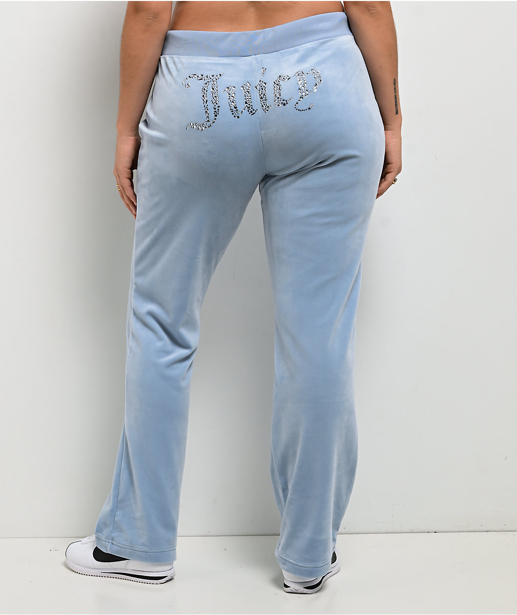 Juicy Couture OG Bling Frosted Velour Track Pants