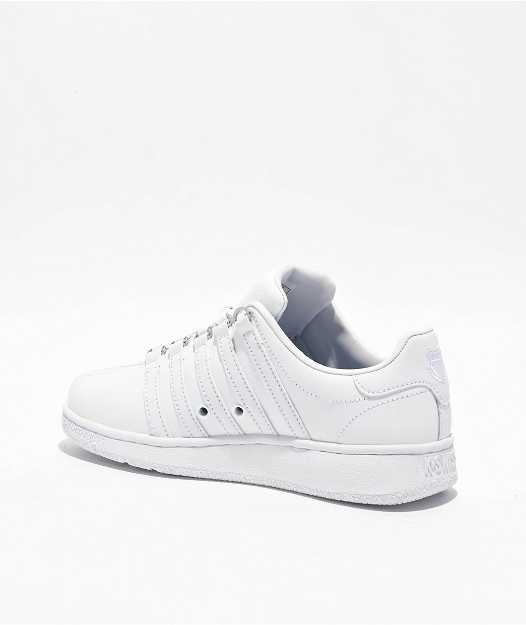 K-Swiss Classic VN White & Silver Shoes