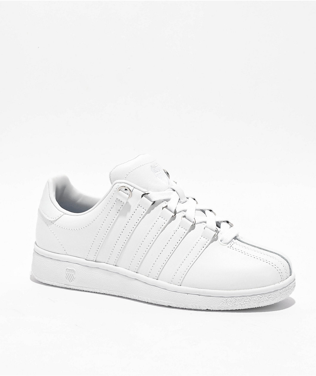 K-Swiss Classic VN White & Silver Shoes