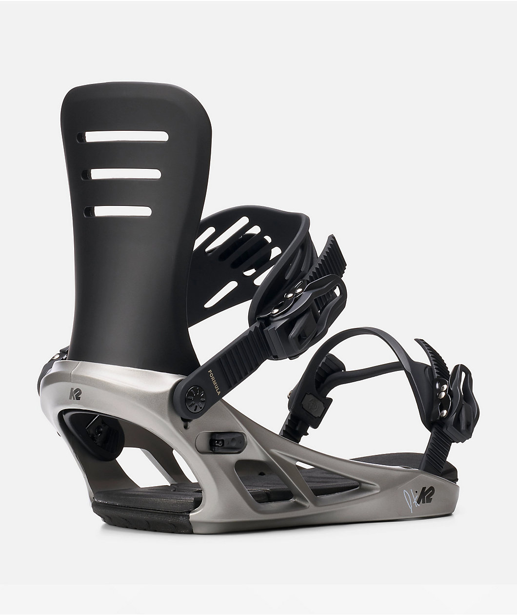 K2 Kuzyk Formula Silver Snowboard Bindings 2026