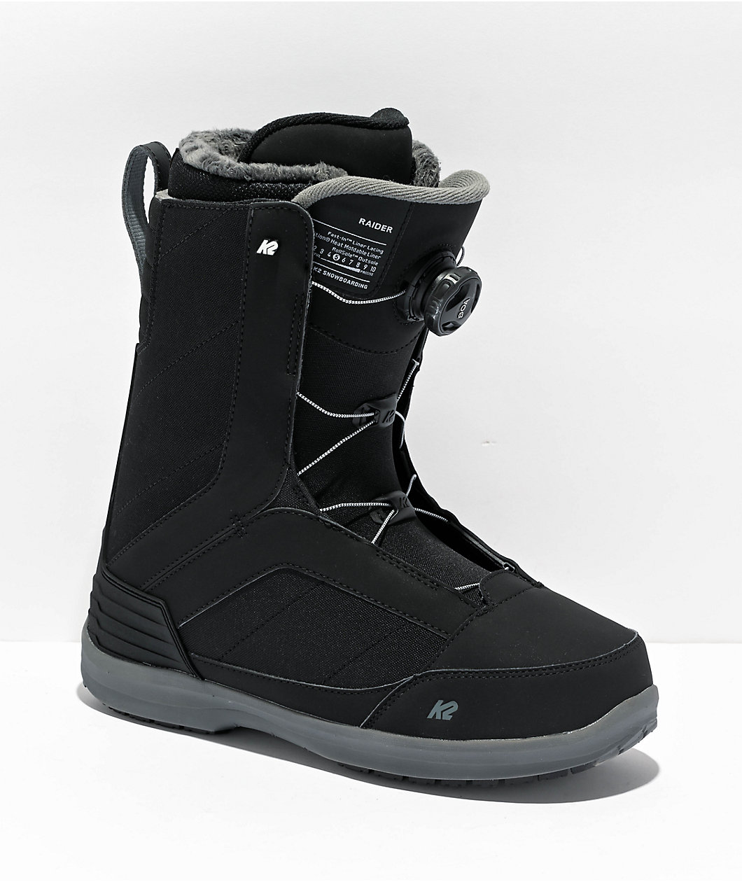 K2 Raider Black Snowboard Boots