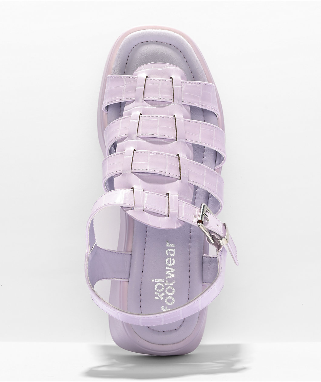 KOI Raikuma Lilac Chunky Platform Sandals