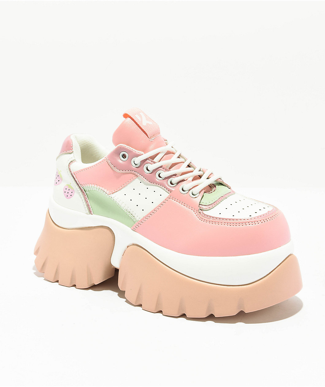 KOI Strawberry Juice Pink Platform Shoes