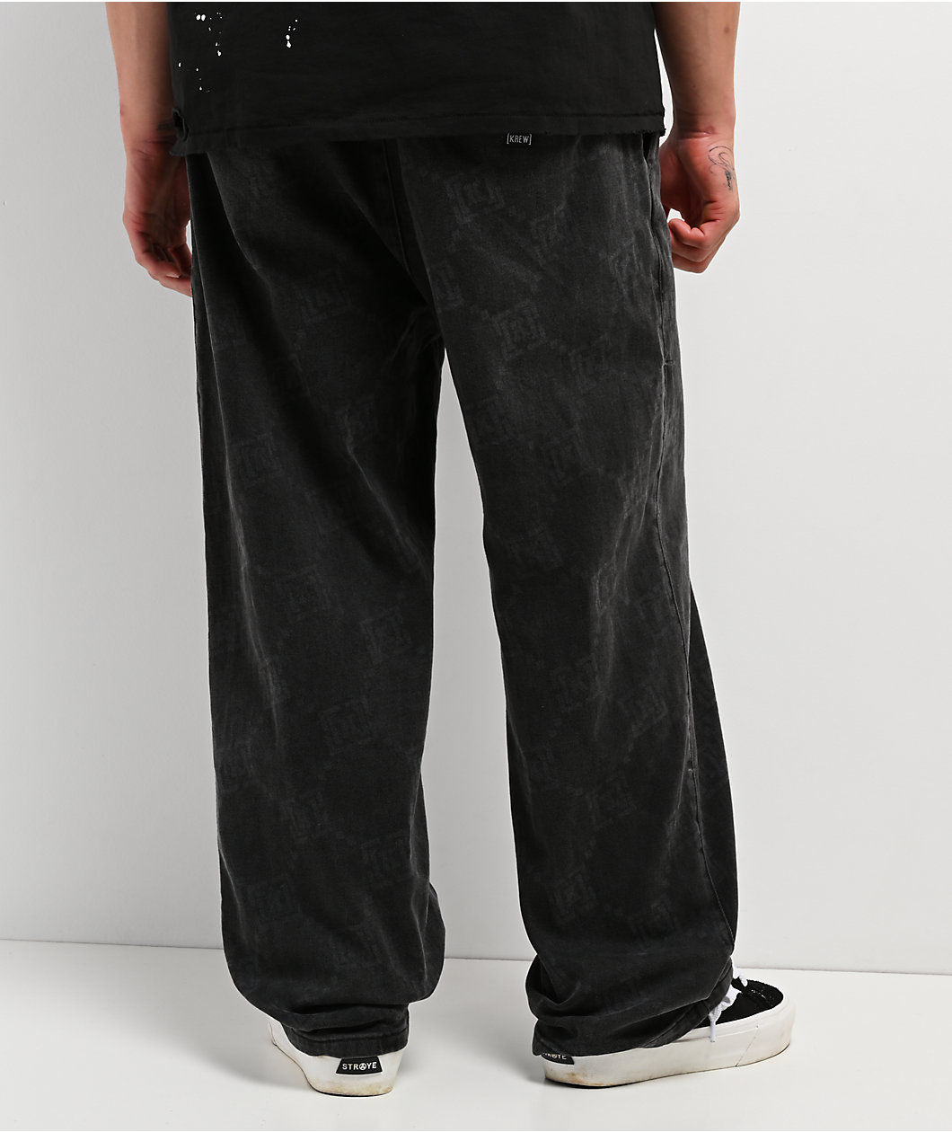 KREW K-Loose Slacker Repeat Vintage Black Jeans