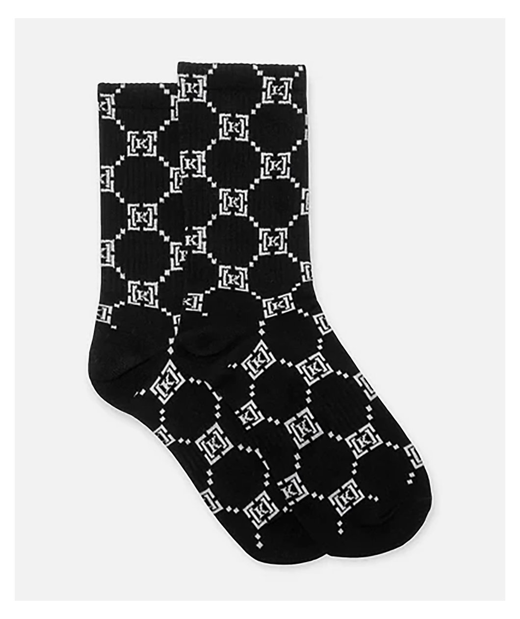 KREW Repeat Black Crew Socks