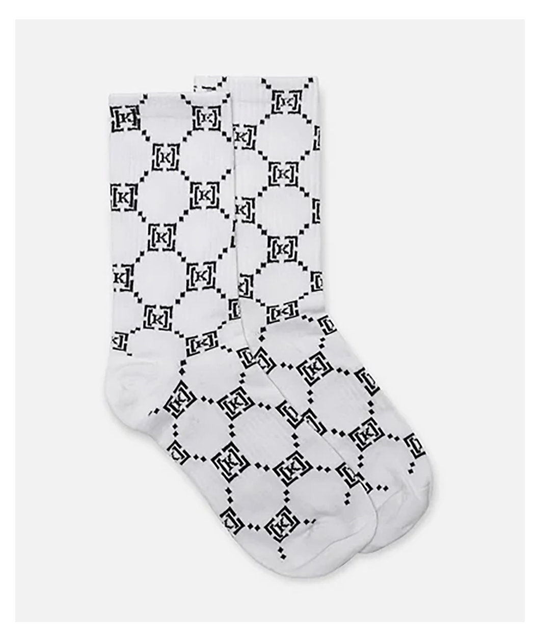 KREW Repeat White Crew Socks