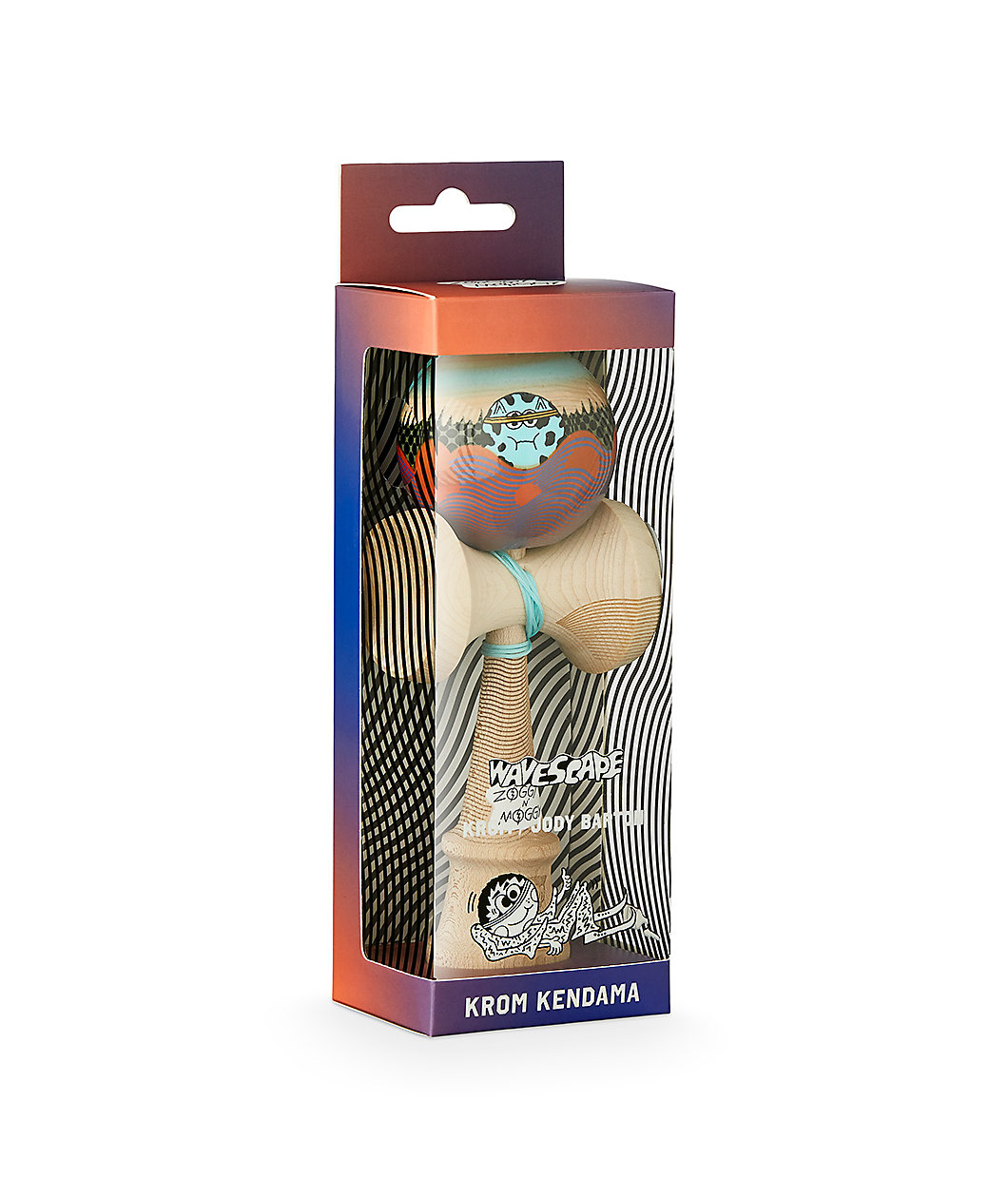 KROM x Jacob Acrobat Zoggy & Moggy Wavescape Kendama