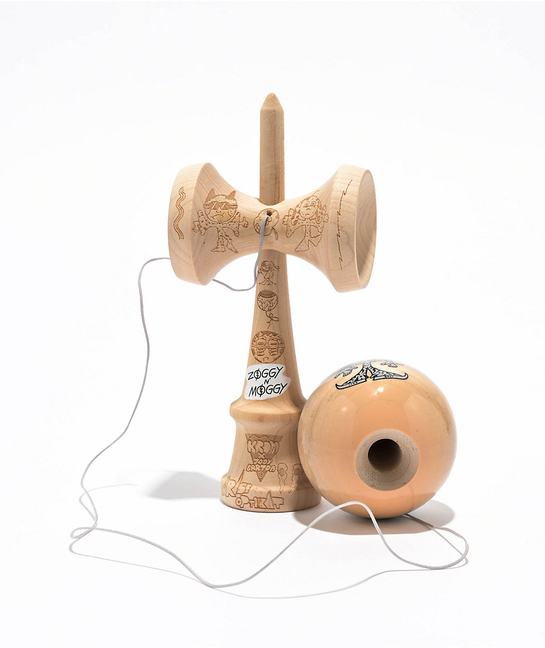 KROM x Jody Barton Zoggy & Moggy Sandplanet Kendama