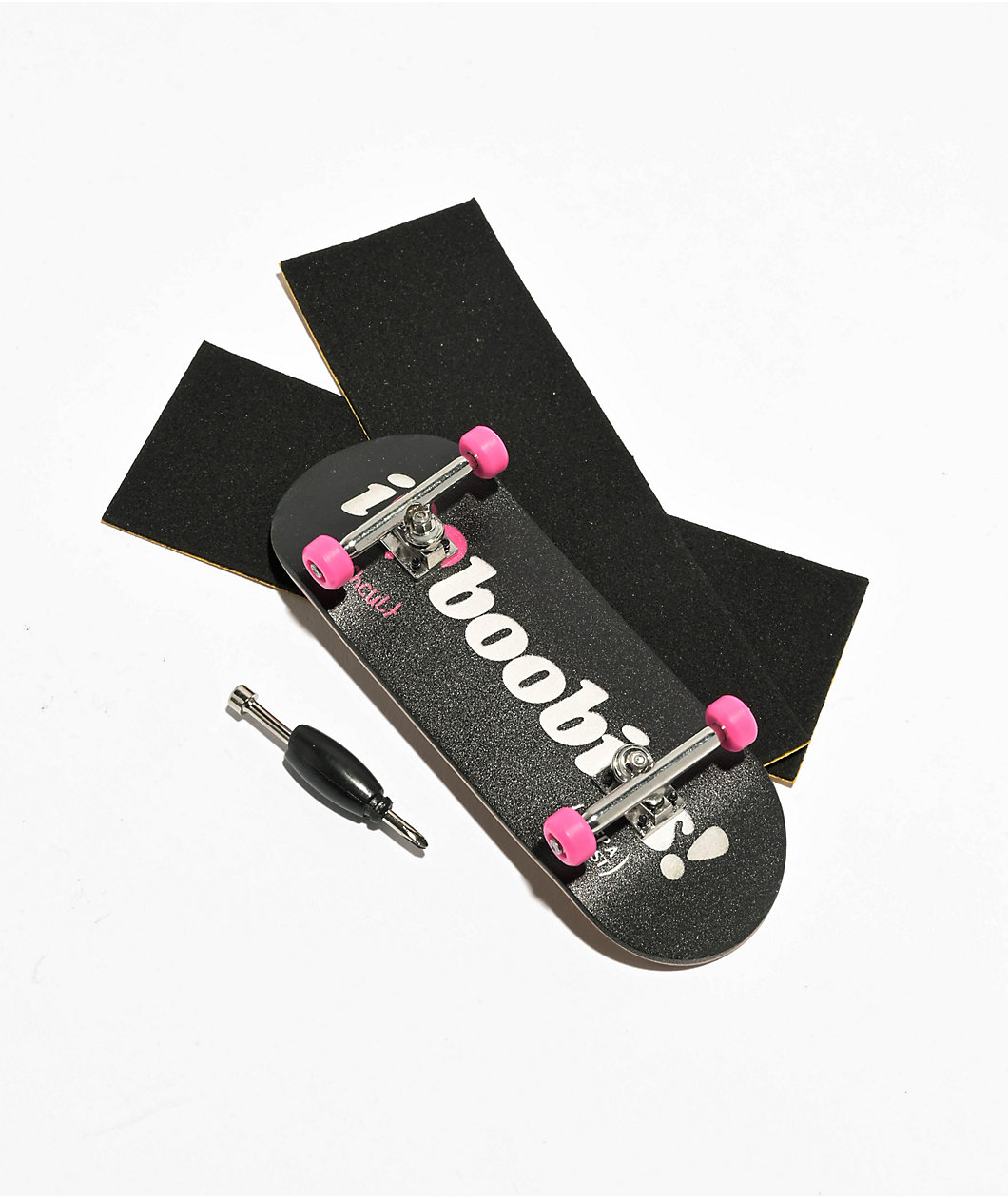 Keep A Breast Foundation x Slushcult Classic Logo Black Fingerboard Complete