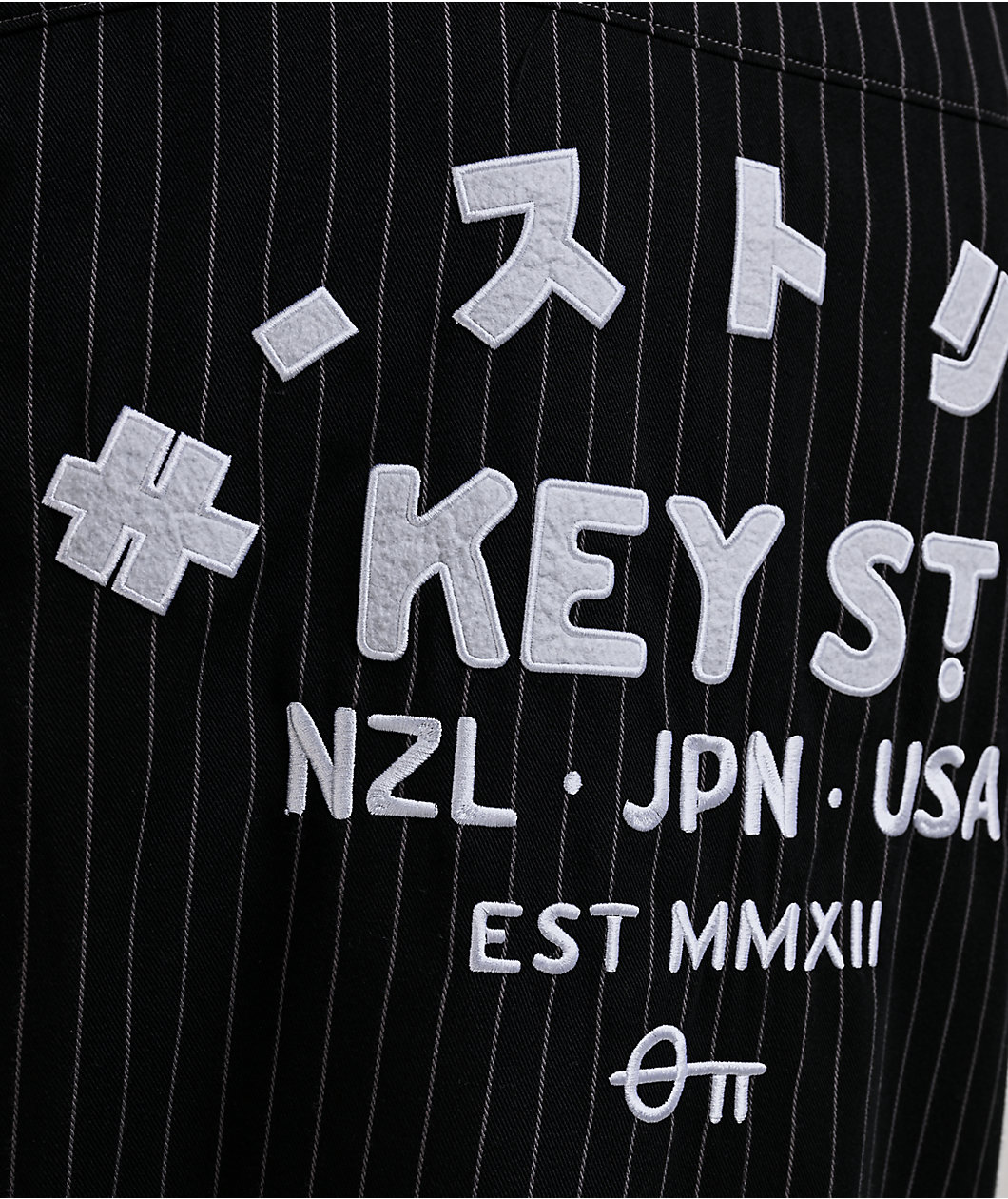 Key Street Apprentice Black Long Sleeve Zip Work Shirt