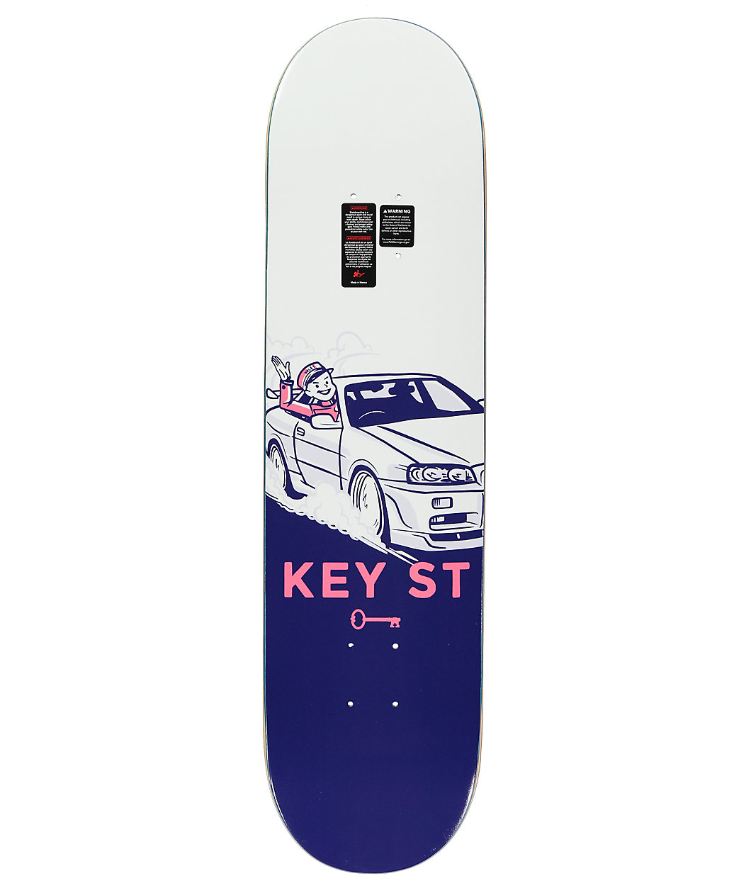 Key Street Bespoke 8.0" Skateboard Deck