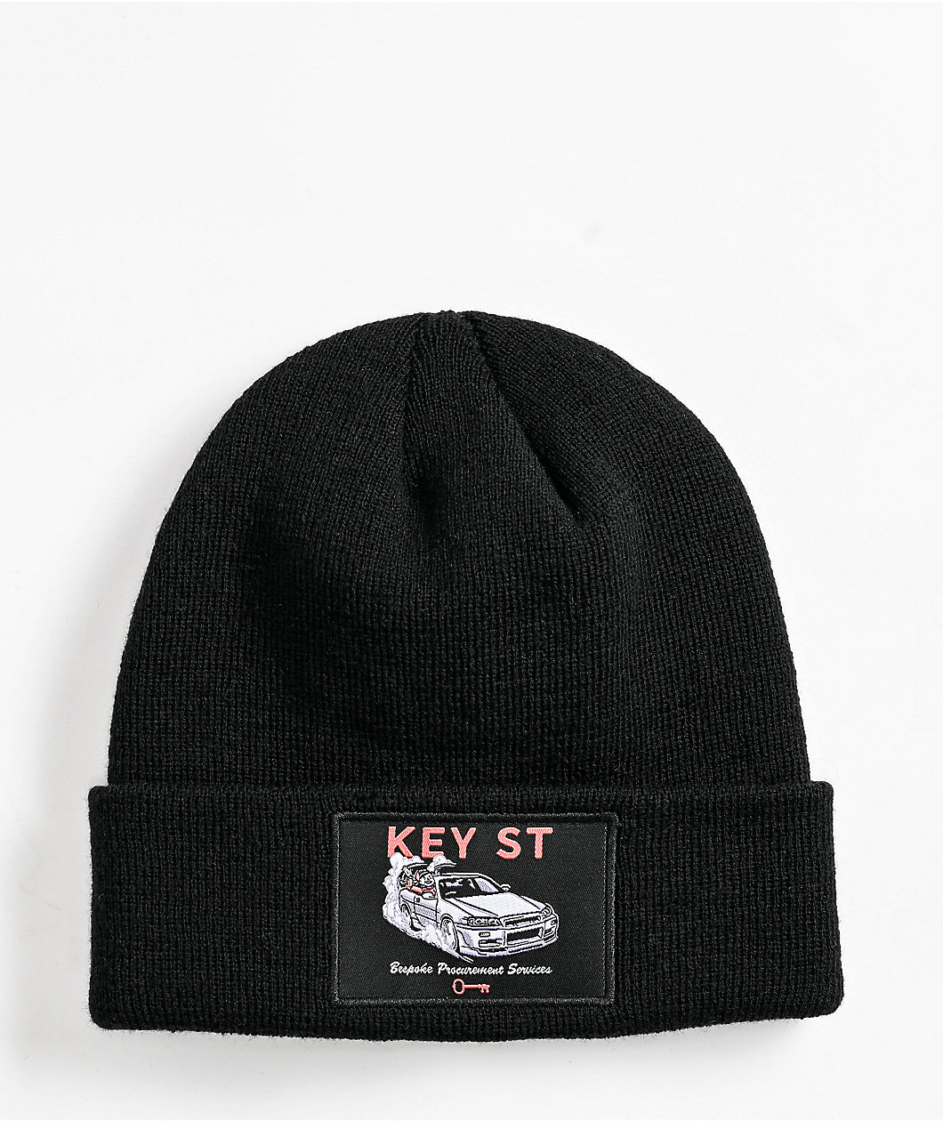 Key Street Bespoke Black Beanie