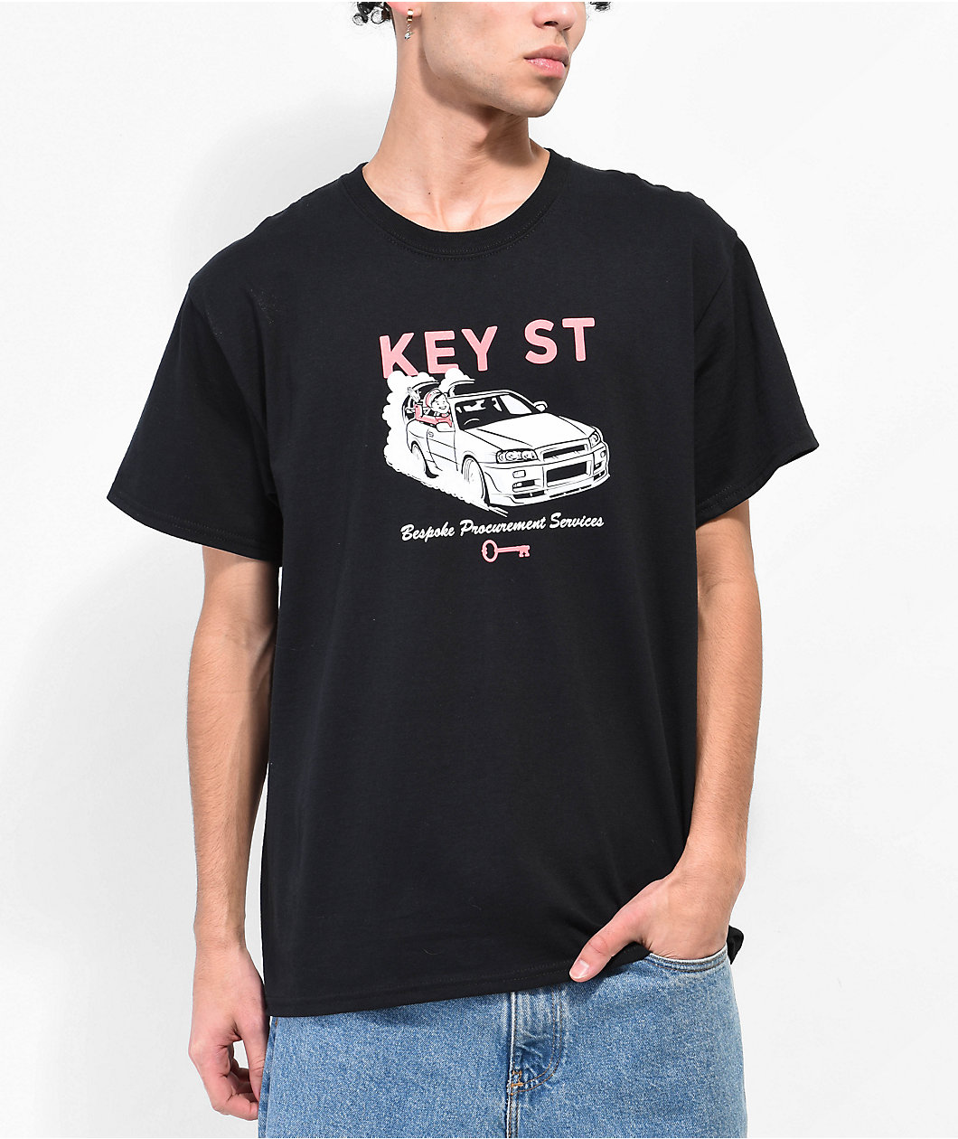 Key Street Bespoke Black T-Shirt
