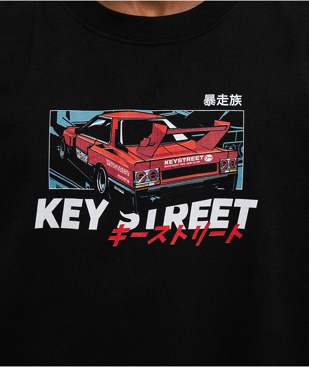 Key Street Bosozuko Black T-Shirt