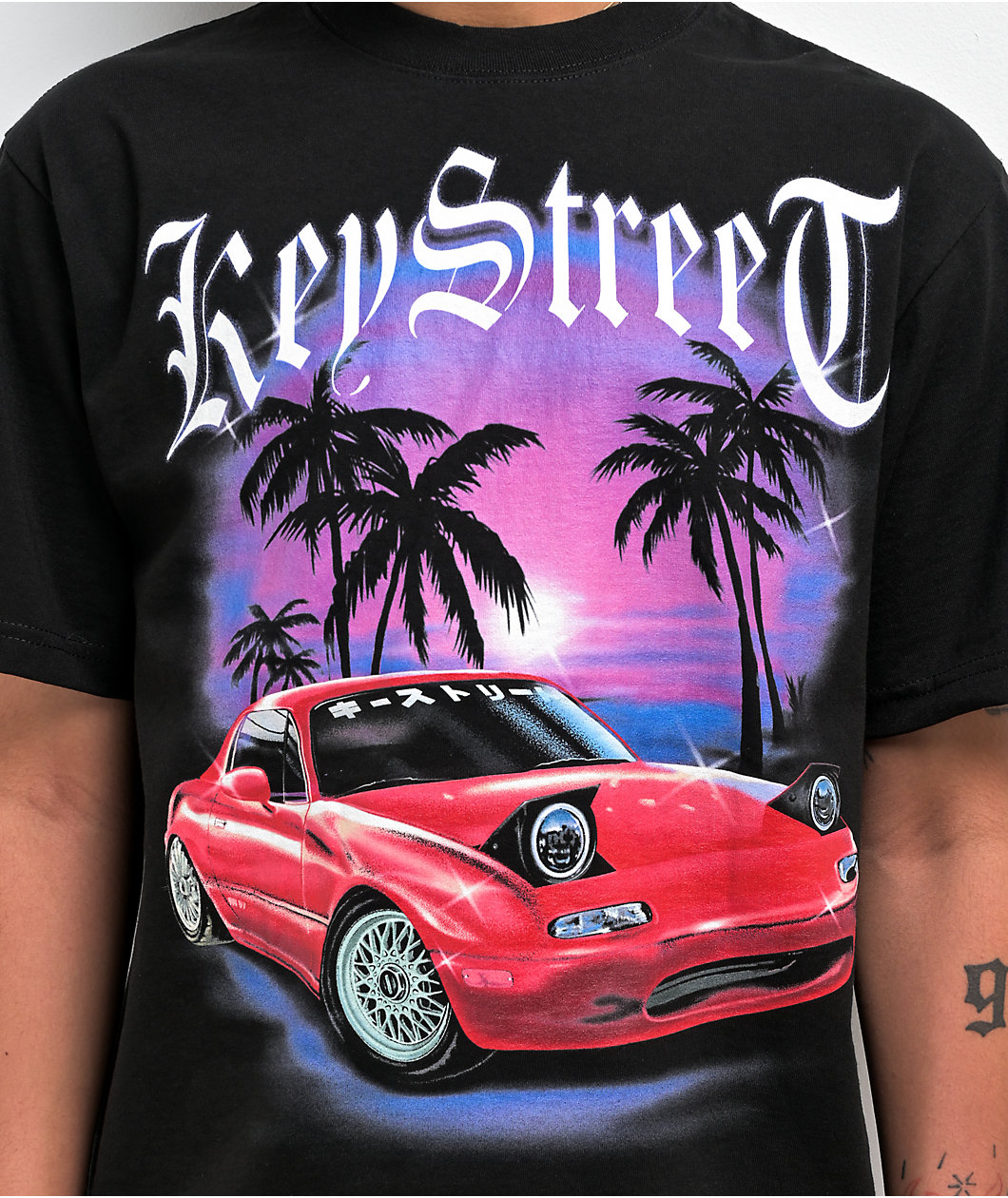 Key Street Hard Top Black T-Shirt