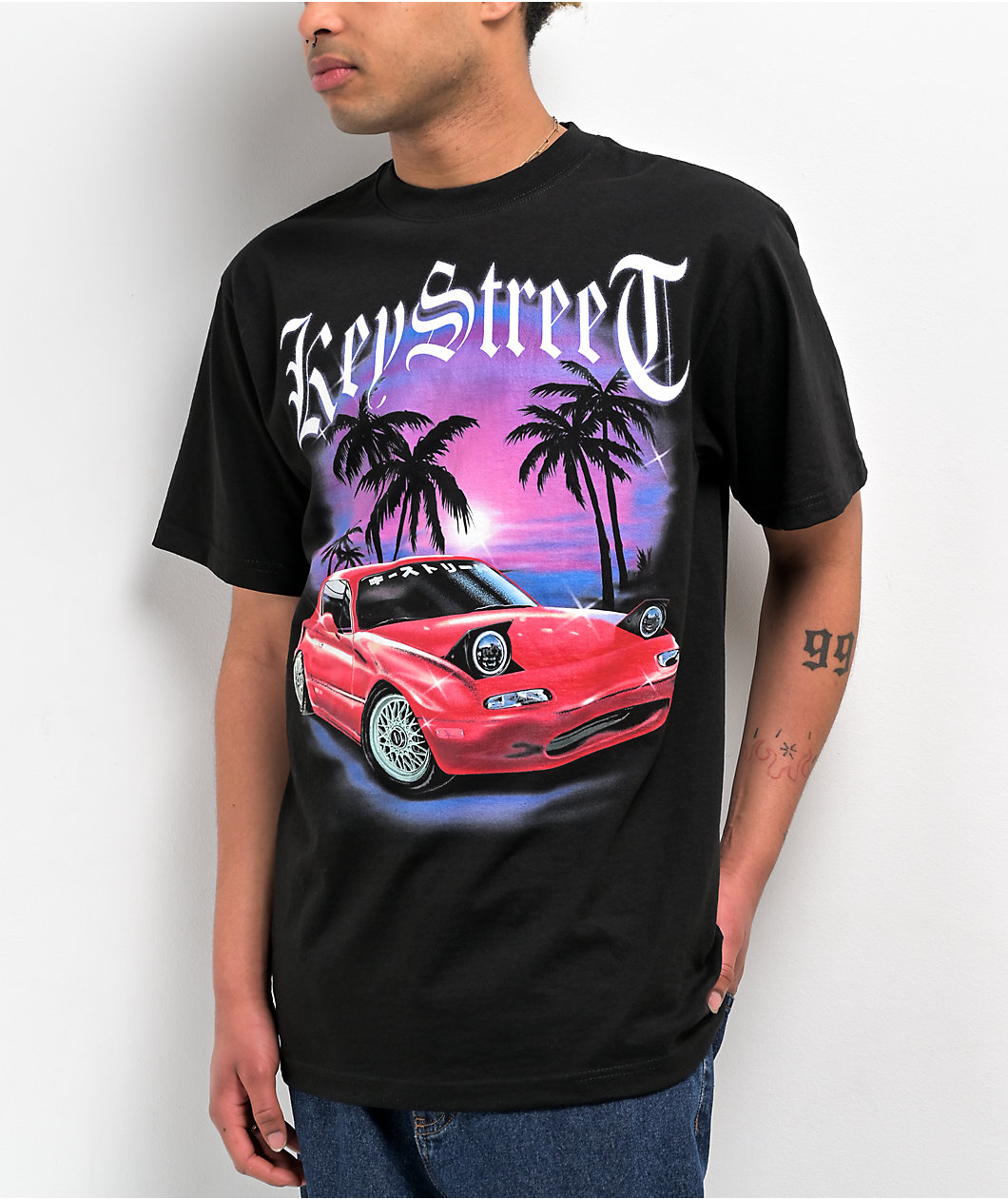 Key Street Hard Top Black T-Shirt