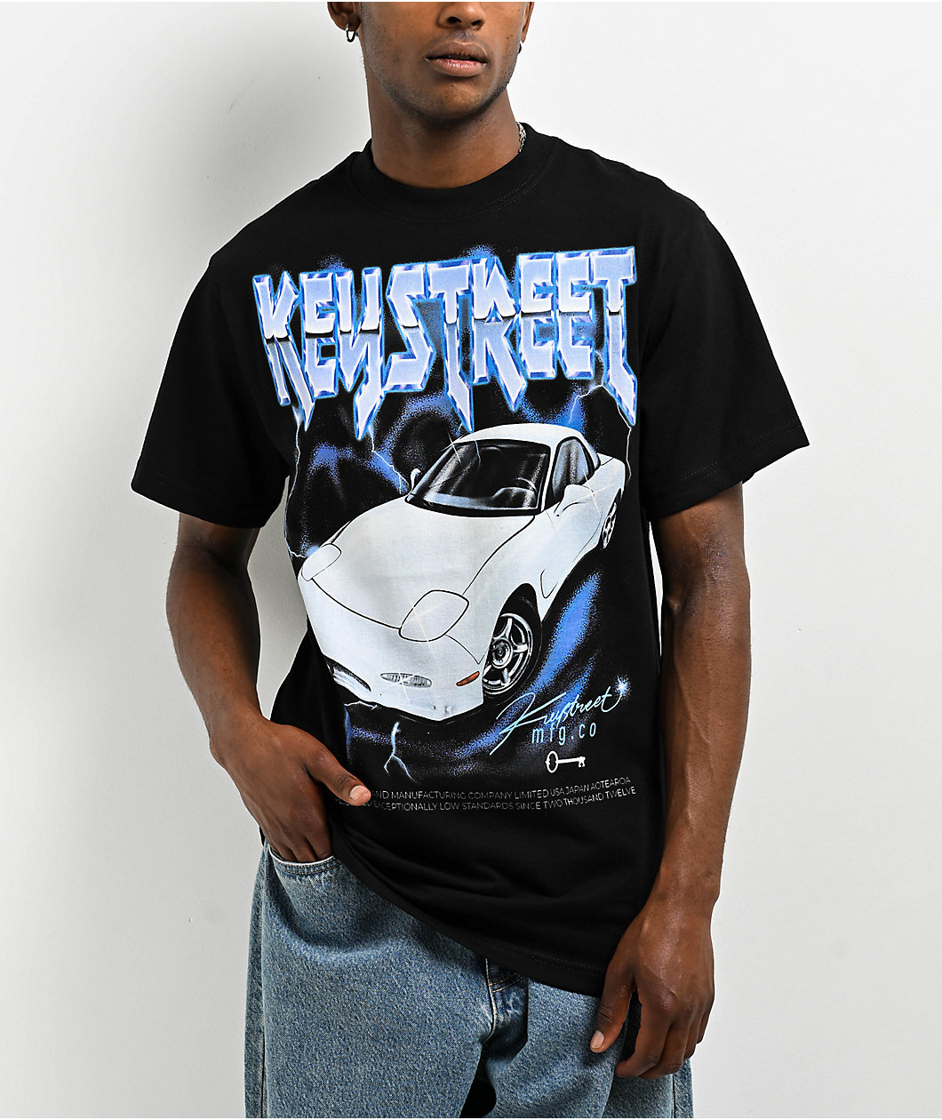 Key Street Heavy Rotation Black T-Shirt