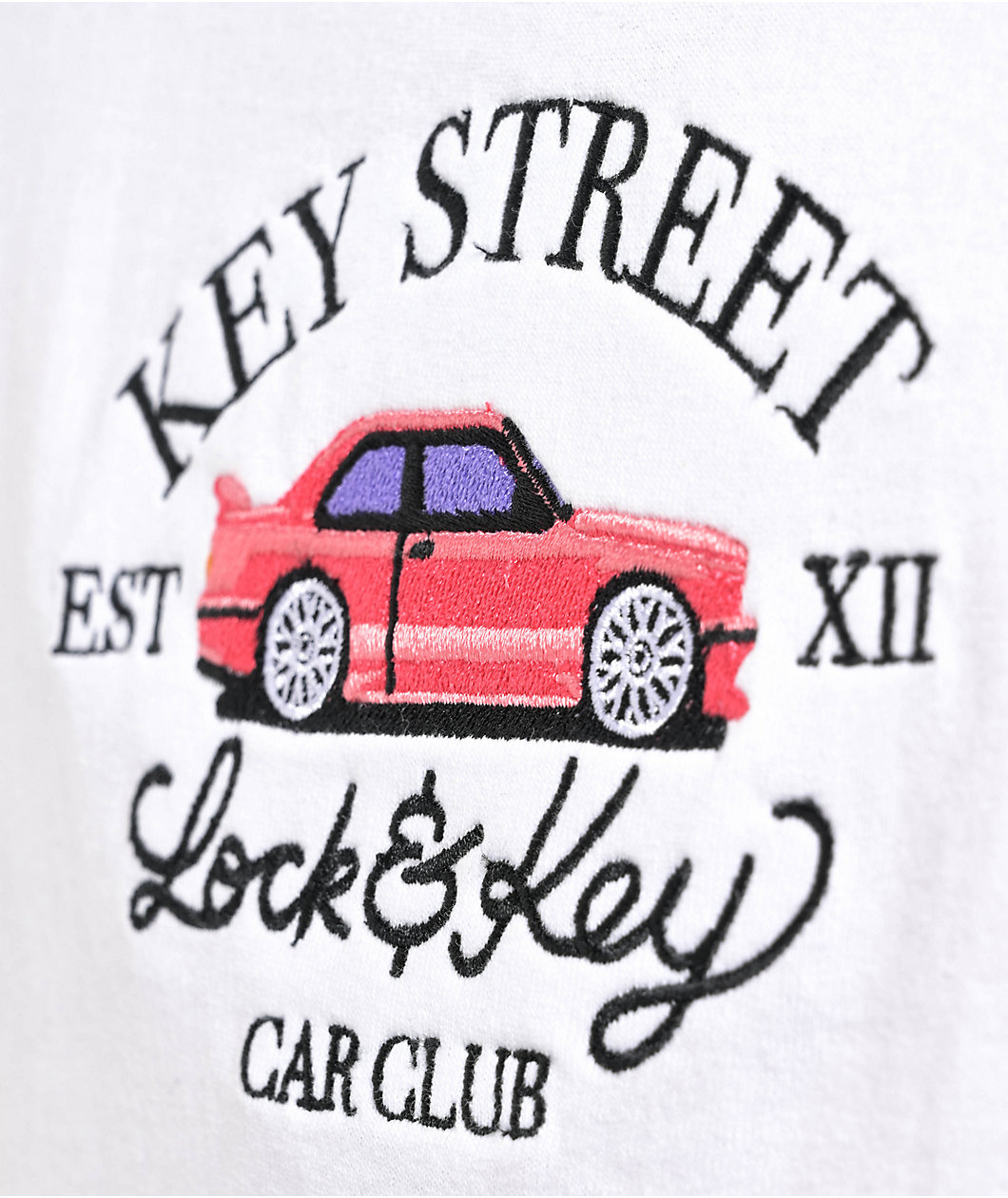 Key Street Lo Pro White T-Shirt