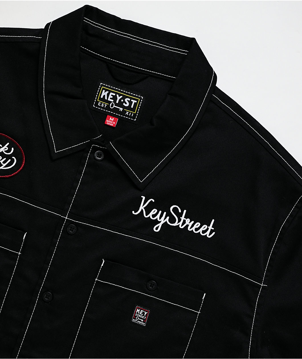 Key Street Low Standards Black Work Shirt