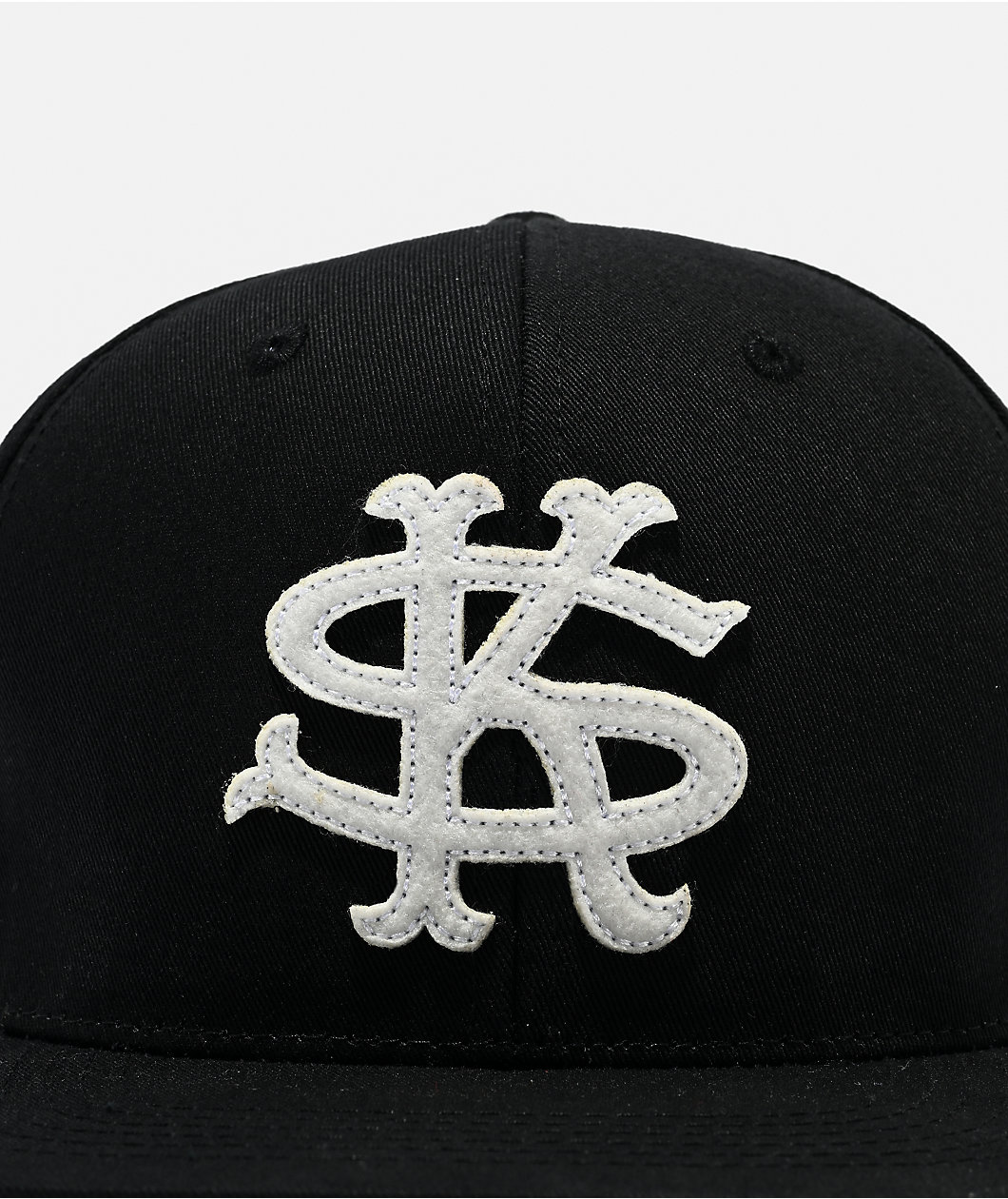 Key Street Outfield Black Snapback Hat