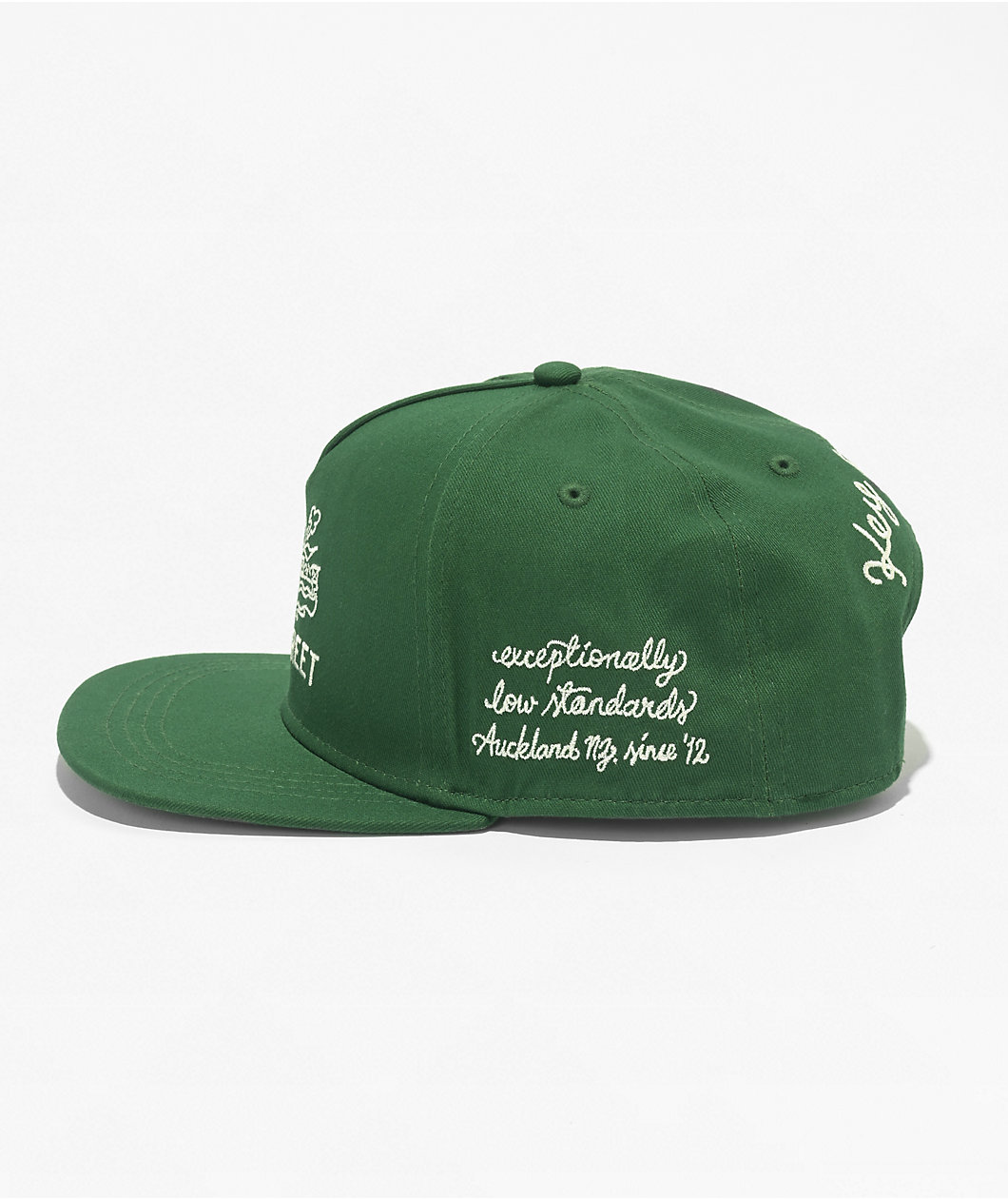 Key Street Parts Dept. Dark Green Snapback Hat