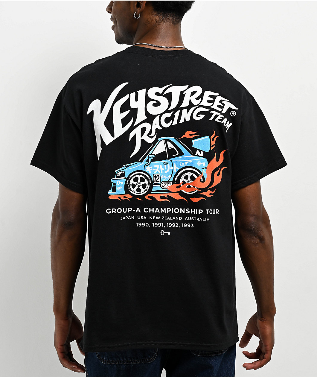 Key Street Racing Team Black T-Shirt