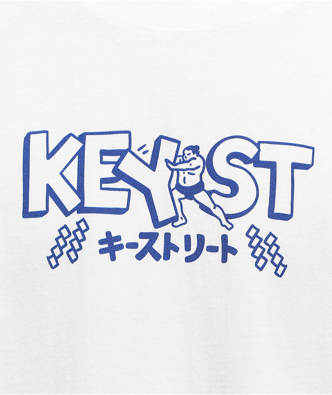 Key Street Sumo Wrestler White T-Shirt