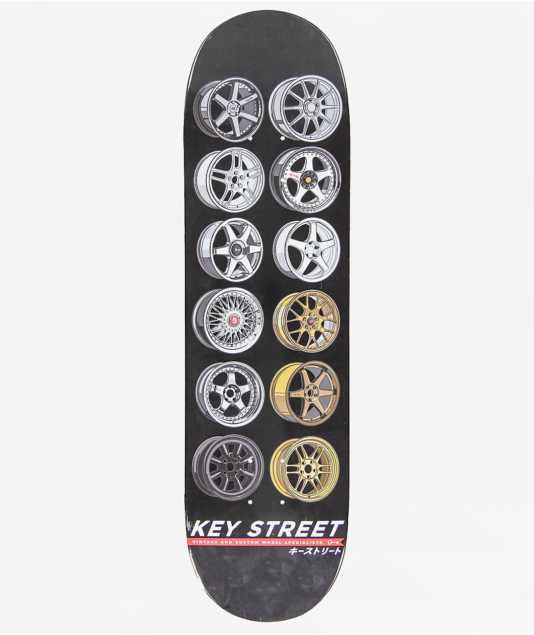 Key Street Wheels 8.5" Skateboard Deck