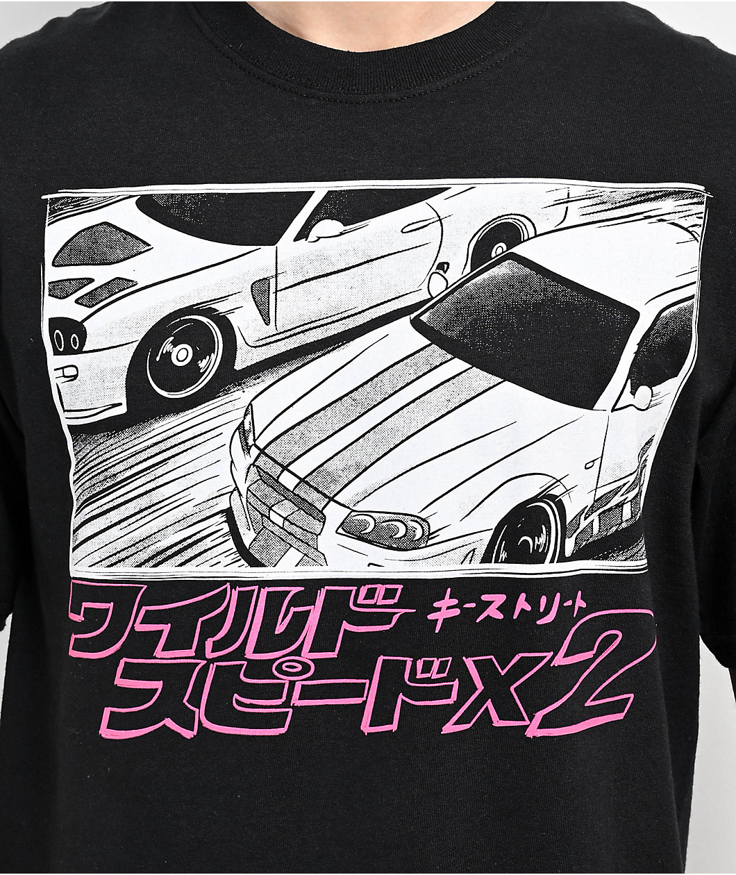 Key Street x Fast & Furious Manga Black T-Shirt 