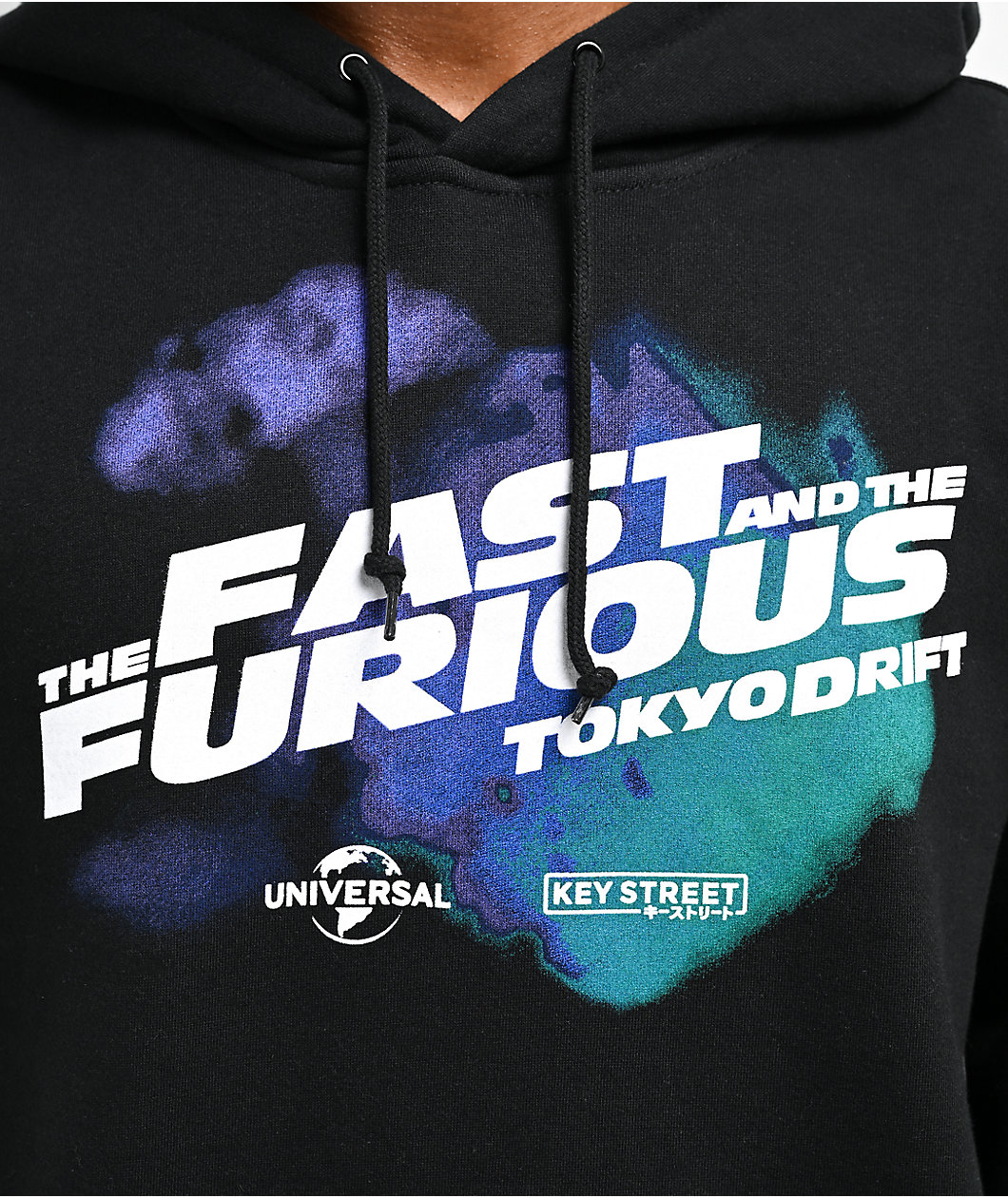 Key Street x Fast & Furious Tokyo Drift Black Hoodie