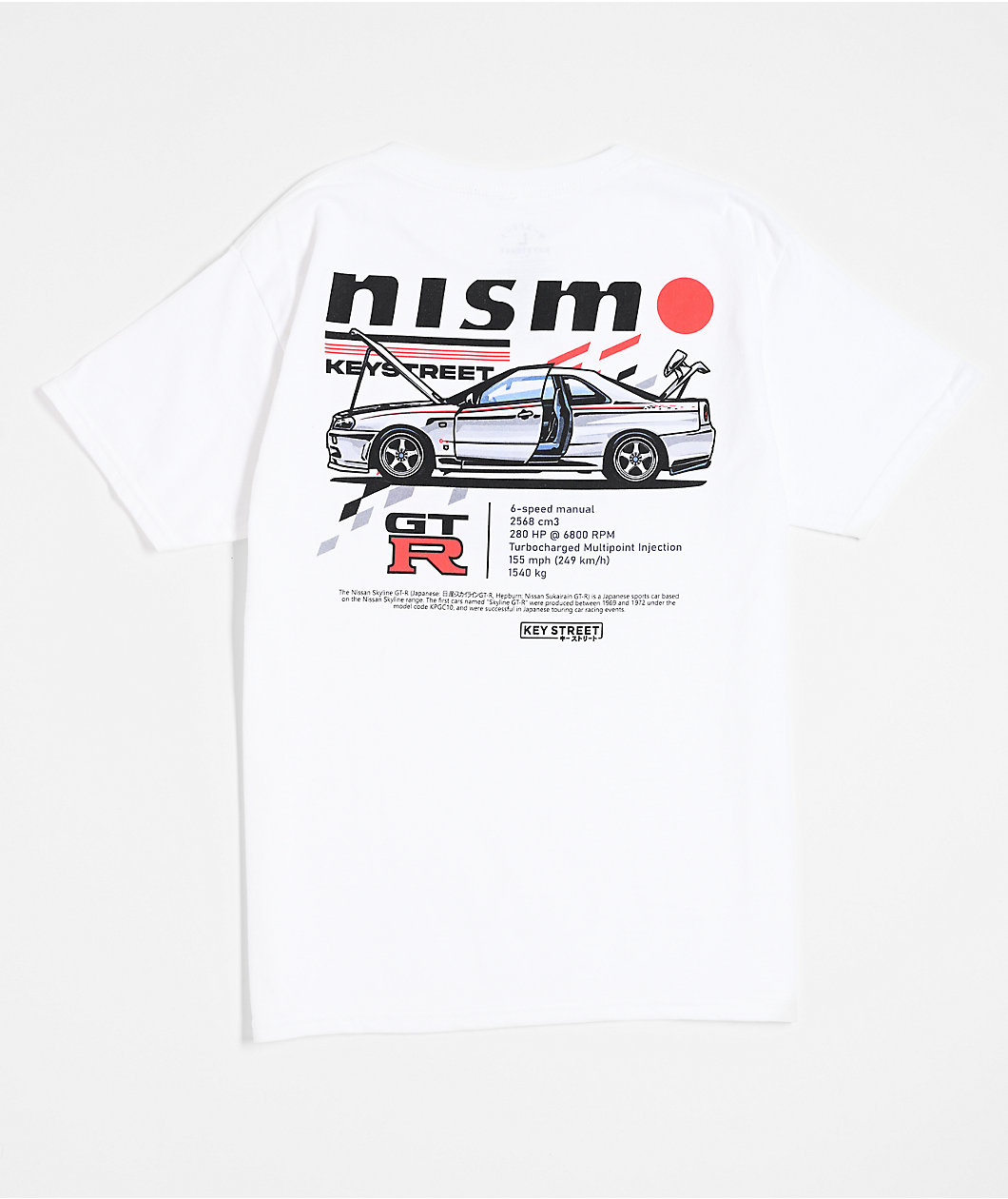 Key Street x Nismo Kids GTR White T-Shirt