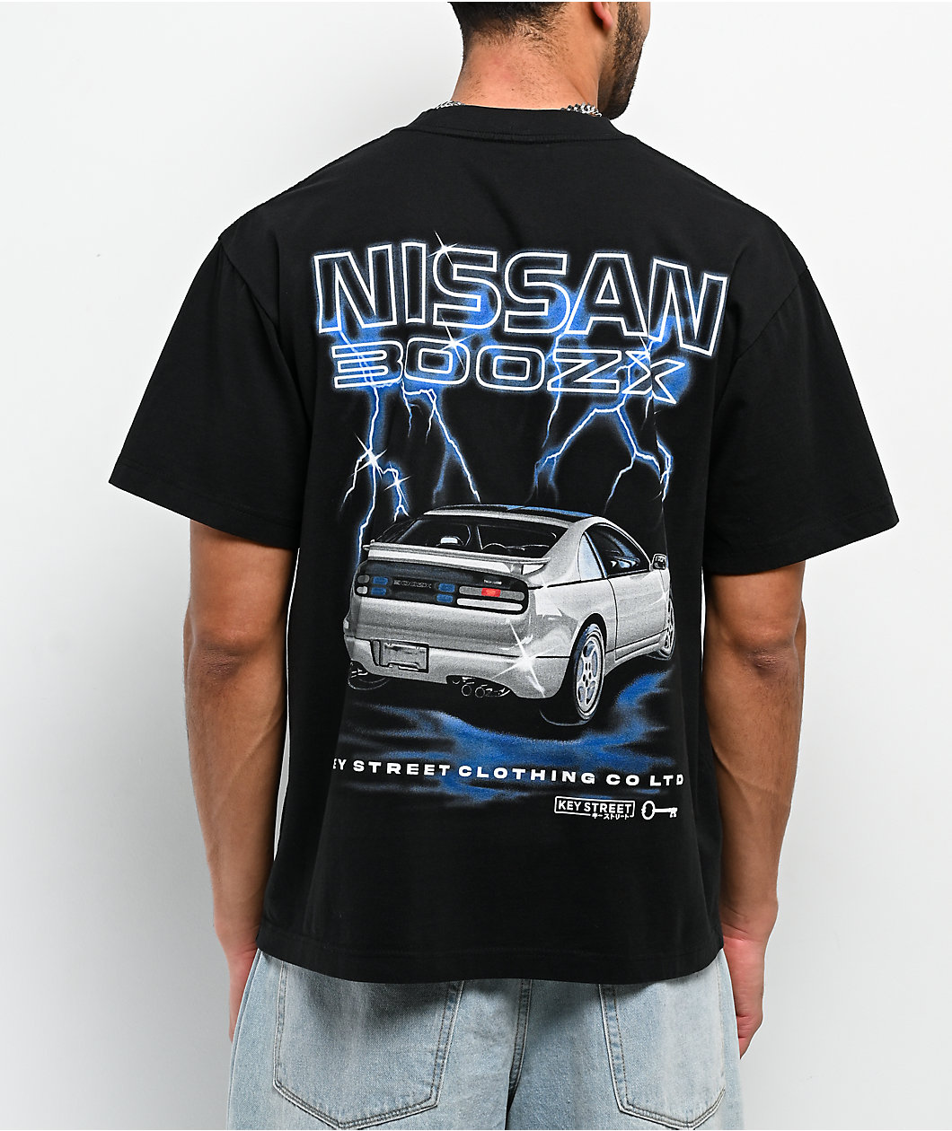 Key Street x Nissan 300ZX Black T-Shirt