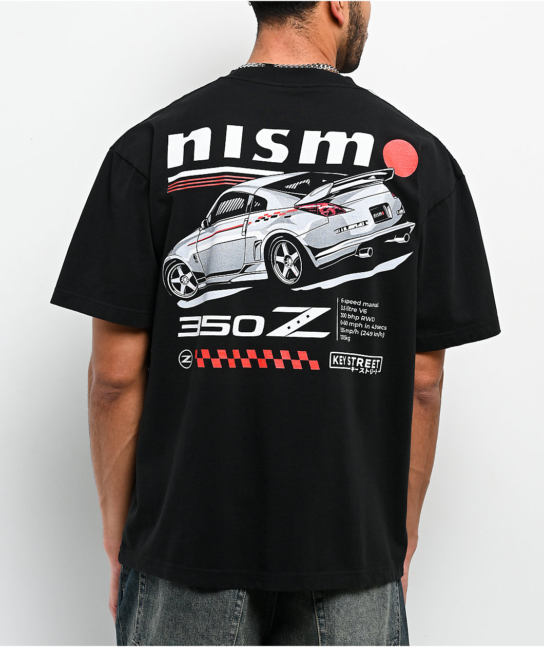 Key Street x Nissan 350Z Black T-Shirt
