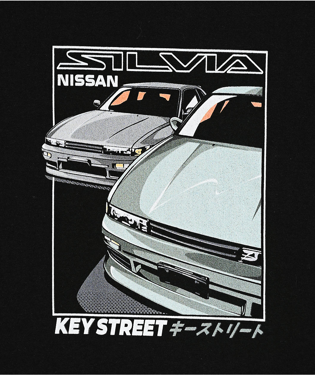 Key Street x Nissan Kids S13 Black T-Shirt