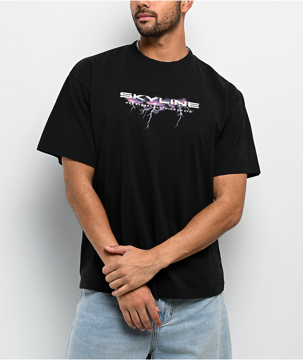 Key Street x Nissan R32 Storm Black T-Shirt