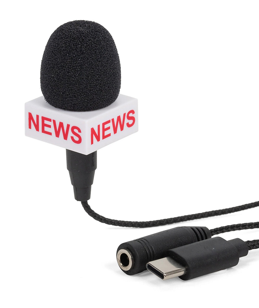 Kikkerland Design Breaking News Mini Microphone