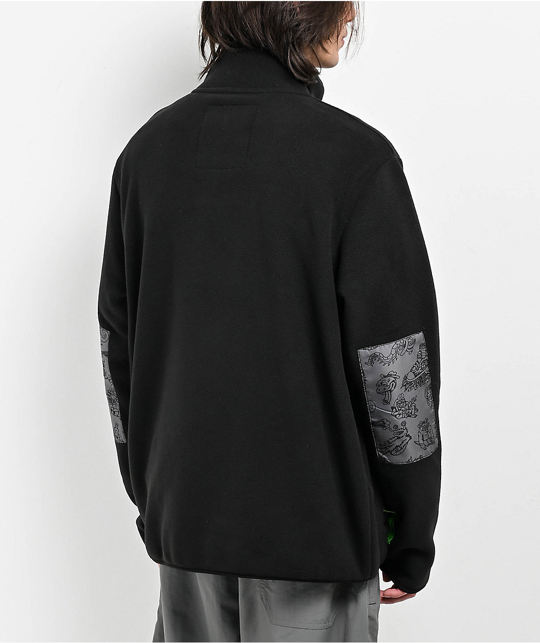 Killer Acid Buzz Off Black Fleece Jacket