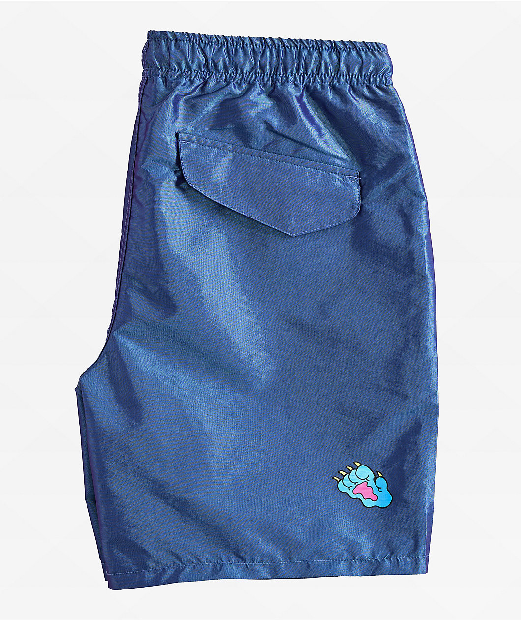 Killer Acid Cat Hologram Blue Shorts