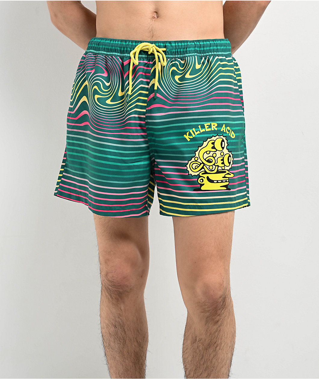 Killer Acid Magic Green Board Shorts