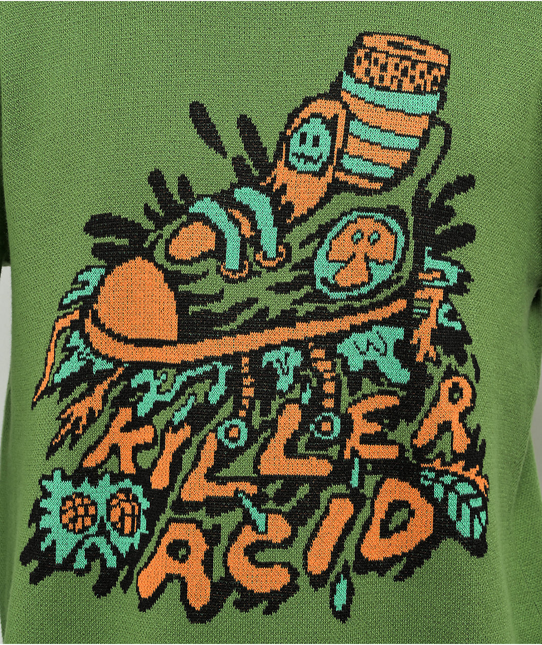 Killer Acid Ooze Green Sweater