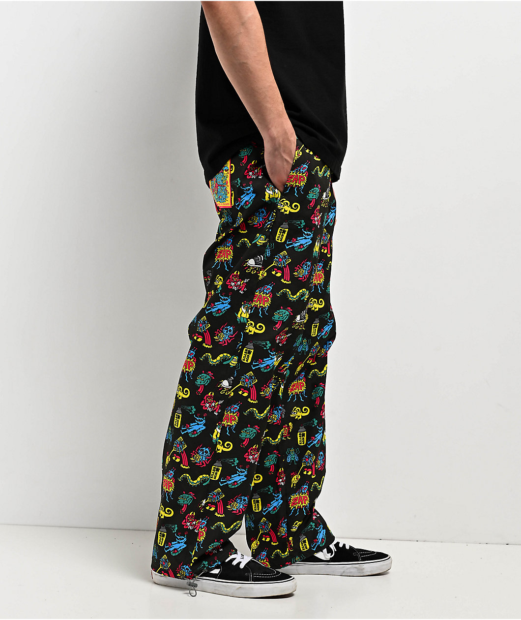 Killer Acid Pest Control Black Track Pants