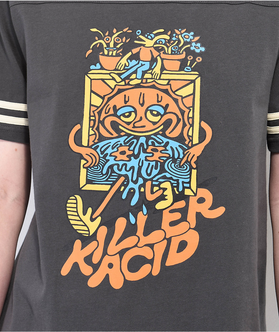 Killer Acid dusk Till Dawn Black Wash T-Shirt