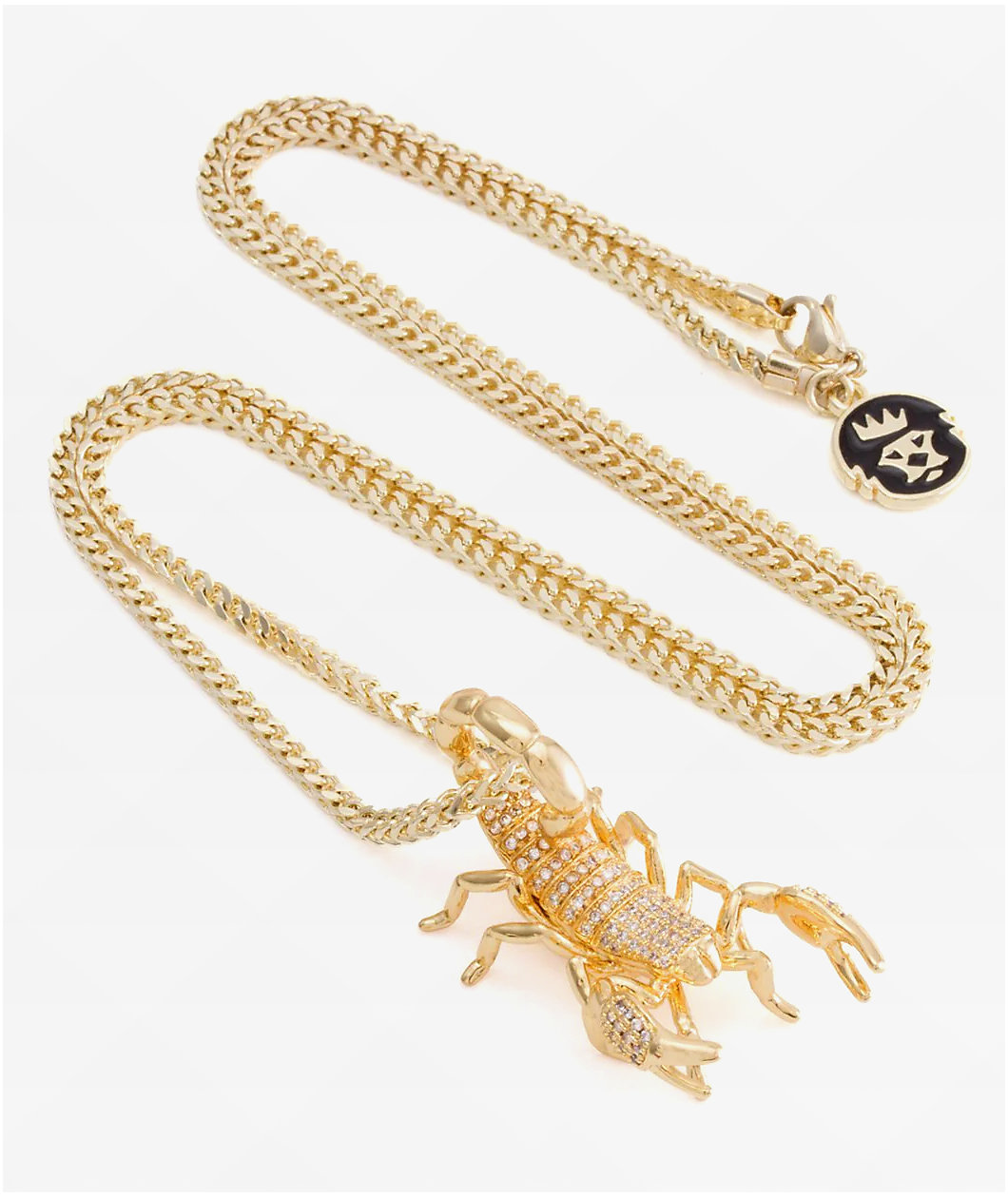 King Ice Scorpion King 22" Gold Chain Necklace