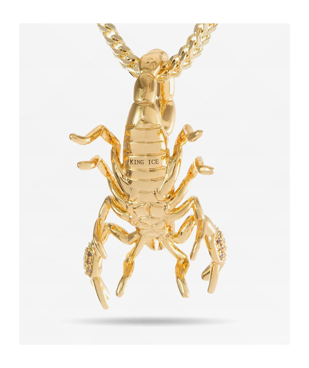 King Ice Scorpion King 22" Gold Chain Necklace