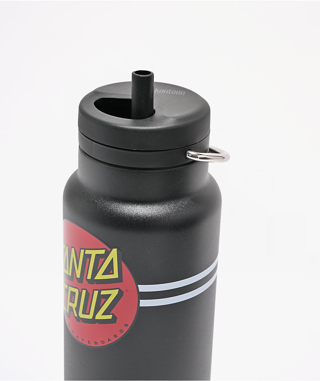 Klean Kanteen x Santa Cruz Classic Dot TKWide Black Water Bottle 32 oz