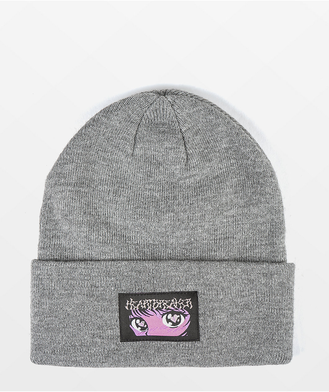 Know Bad Daze Heartbreaker Work Grey Beanie