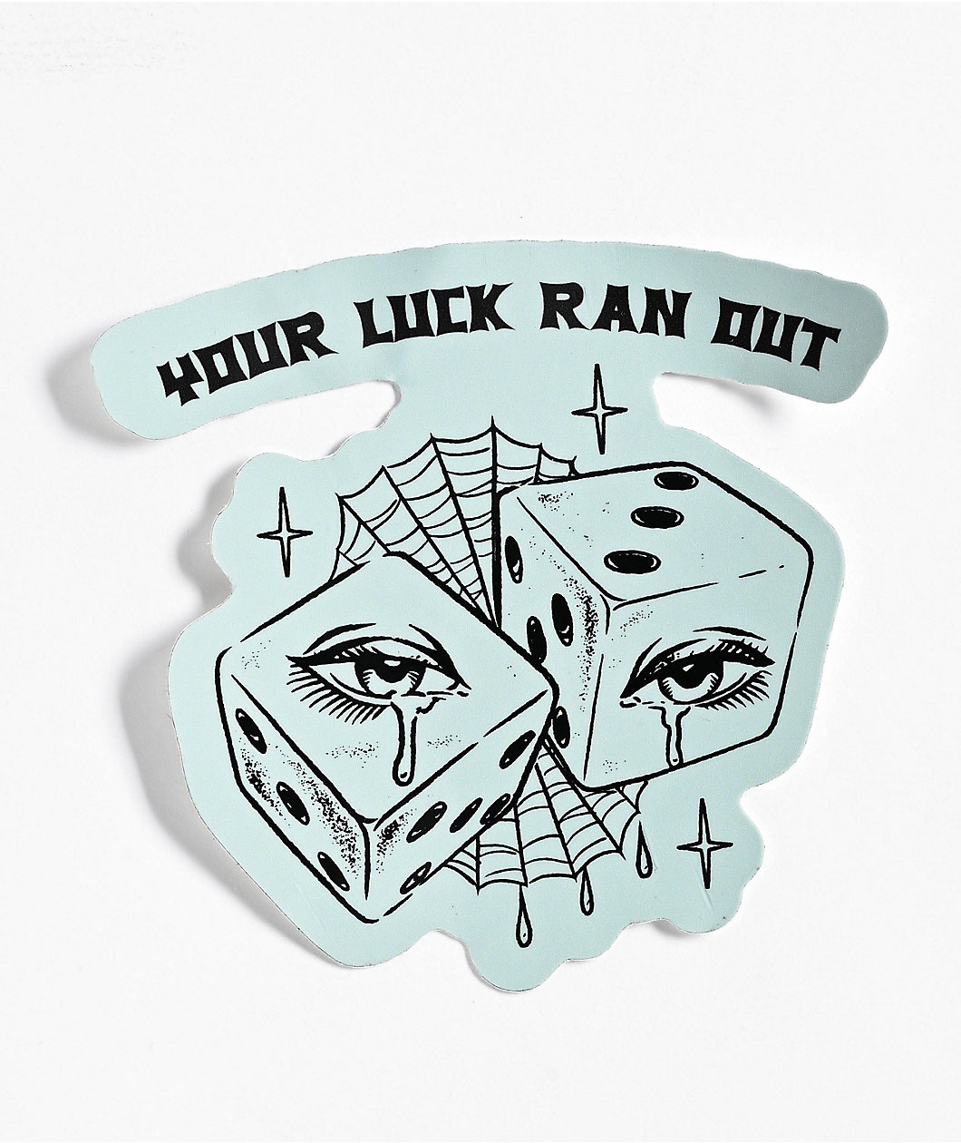 Know Bad Daze Luck Sticker